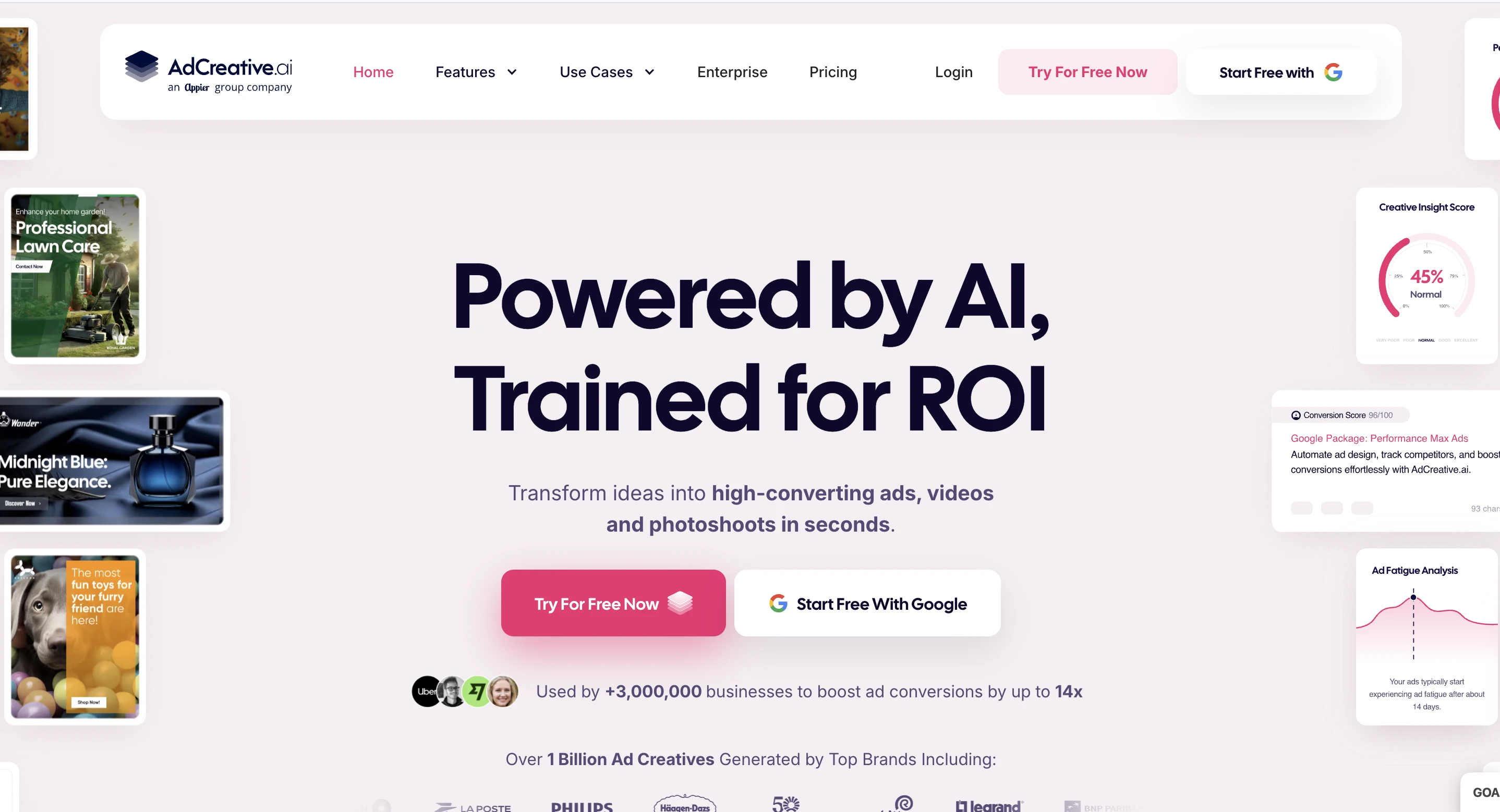 Free trial available; paid plans start around $29/month (Startup) and scale up to Professional and Enterprise plans. screenshot