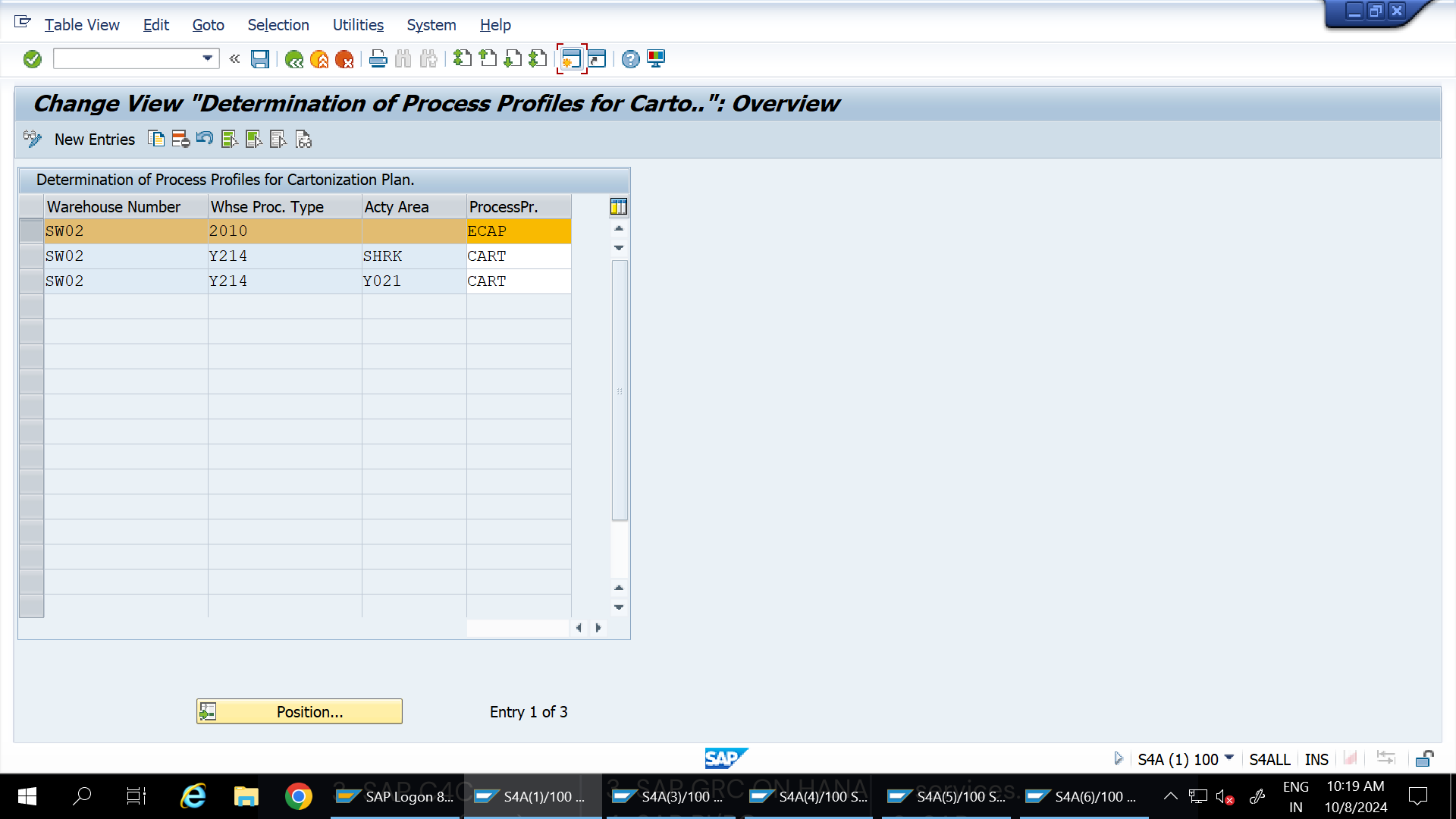 SAP EWM Cartonization