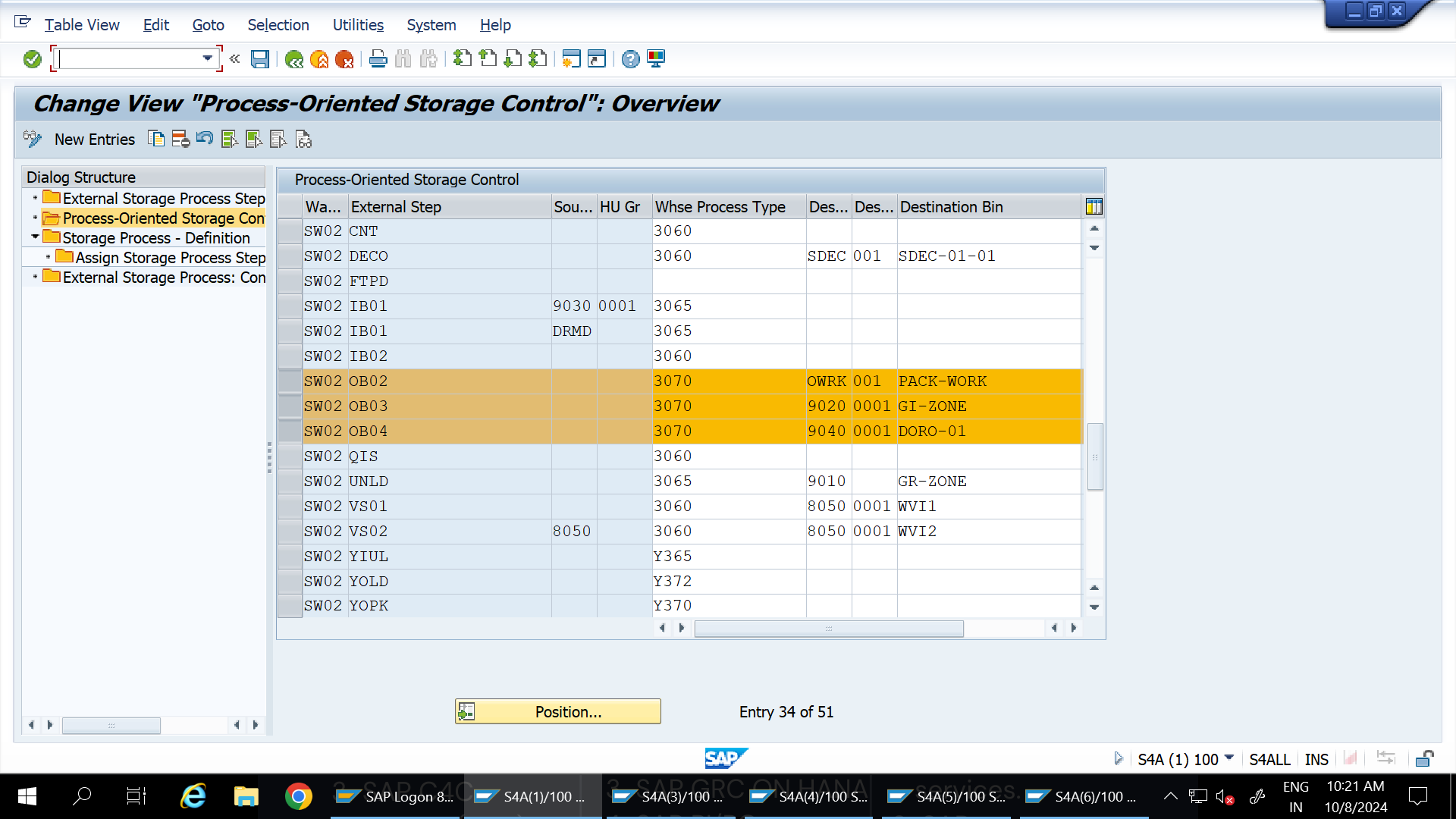 SAP EWM Cartonization POSC 
