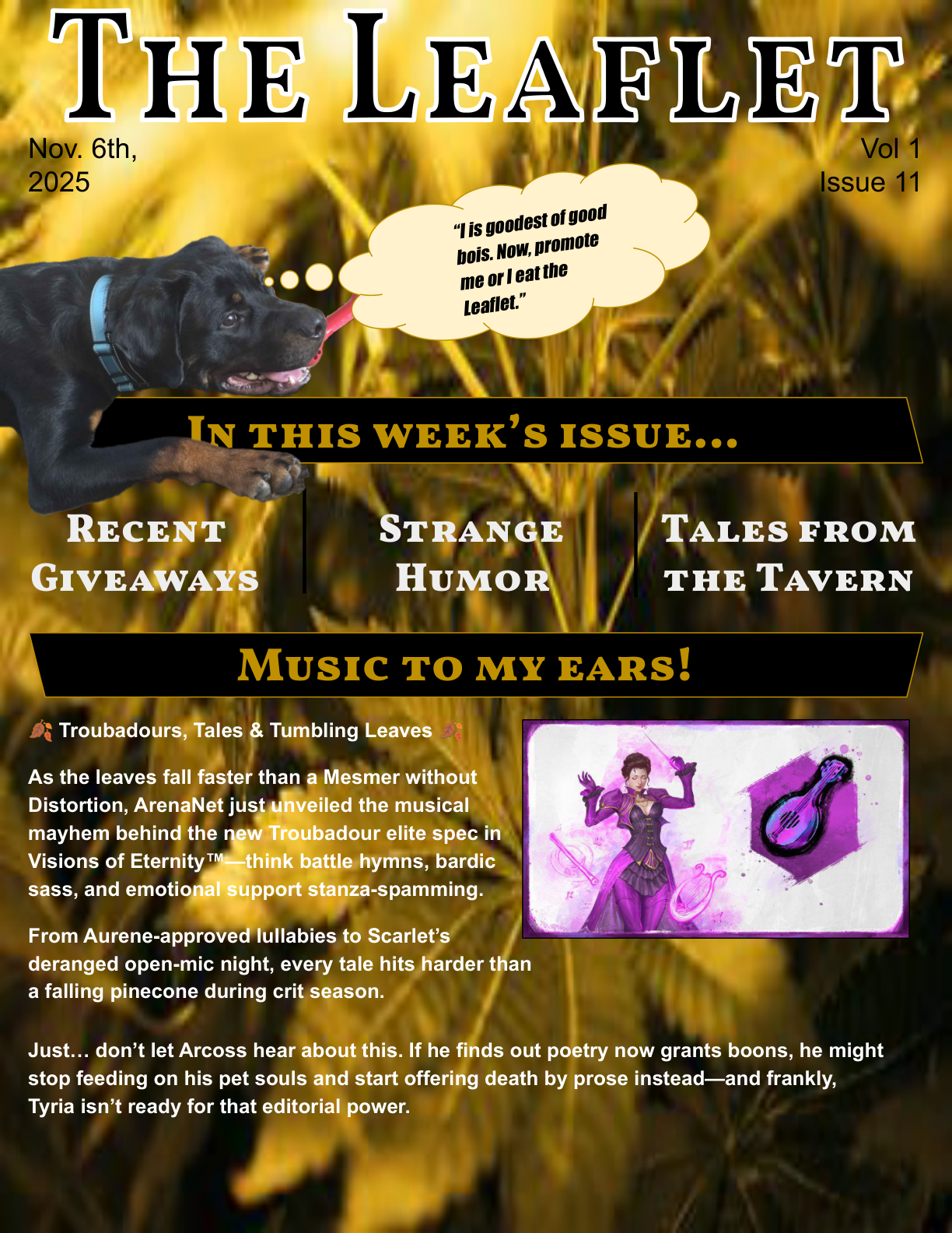 Leaflet page 1