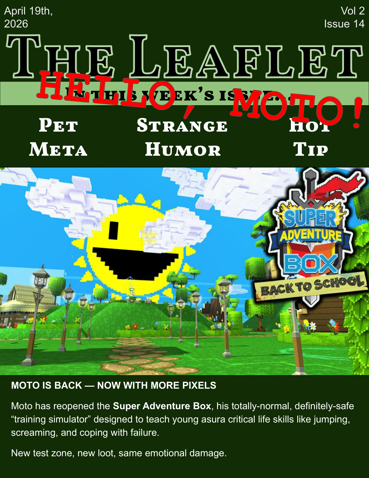 Leaflet page 1