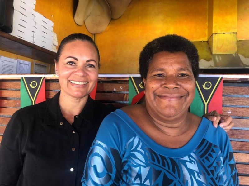 Liz and Serah. Image credit: Griffith University