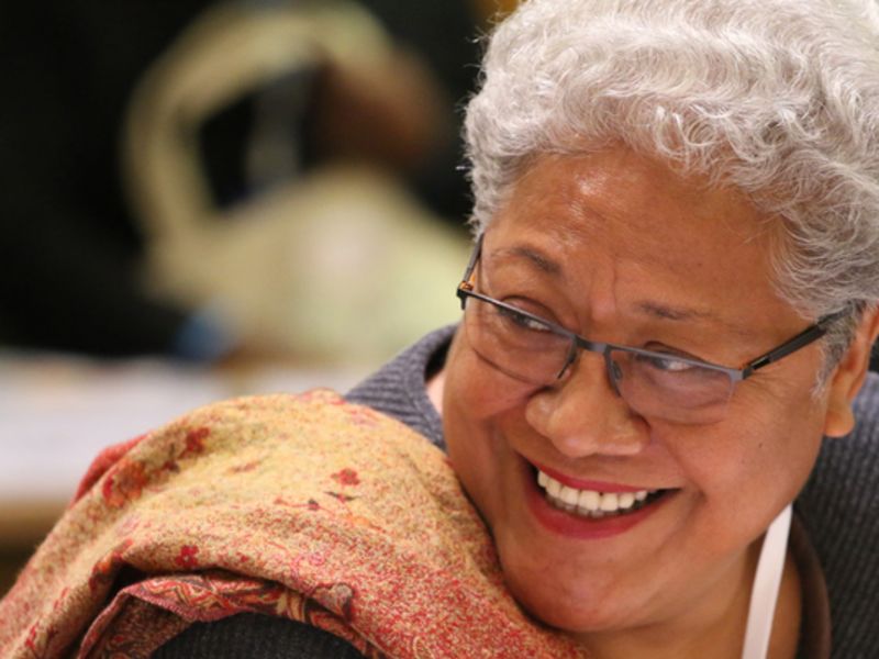 Fiame Naomi Mata'afa (Photo: RNZ/Daniela Maoate-Cox)