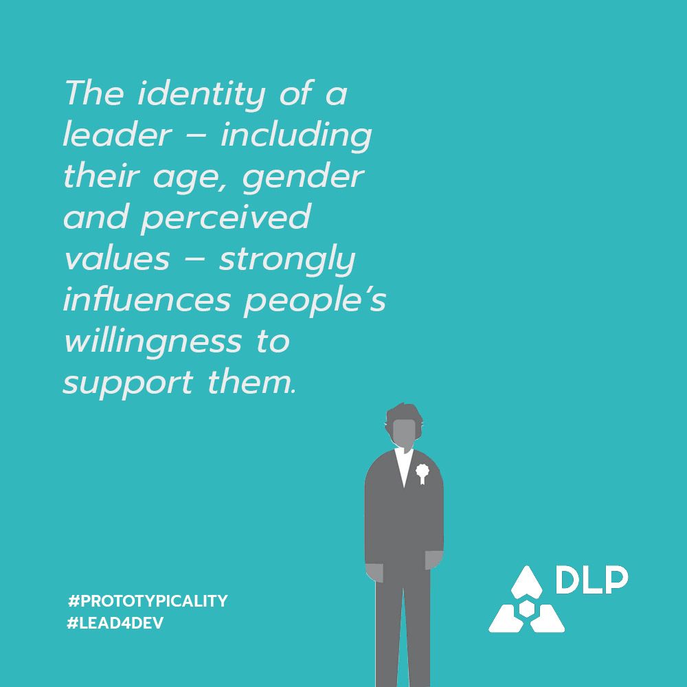 "The identity of a leader - including their age, gender and perceived values - strongly influences people's willingness to support them."