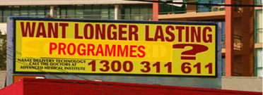 "Want longer lasting programmes?"