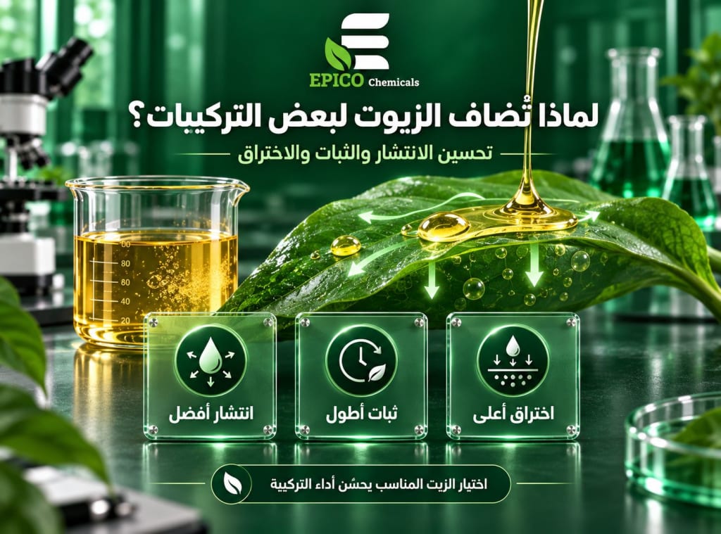 لماذا تُخلط بعض المبيدات مع زيوت معدنية أو نباتية في التركيبة؟