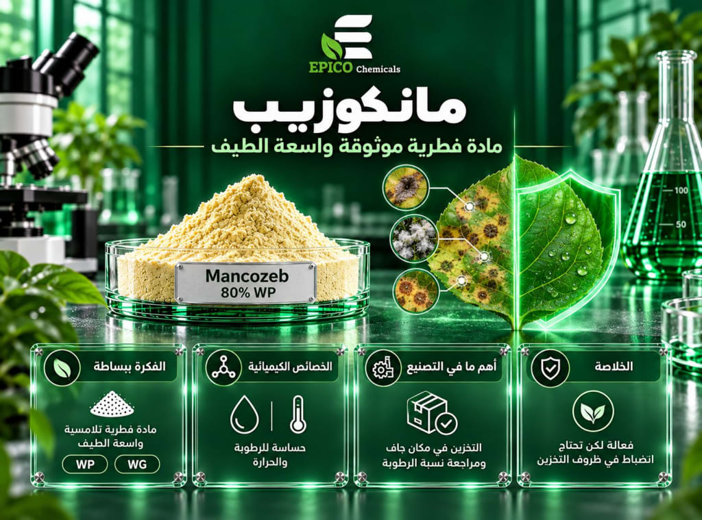 البصمة الكيميائية: مانكوزيب وتحديات التصنيع الخاصة بمركبات الدايثيوكاربامات