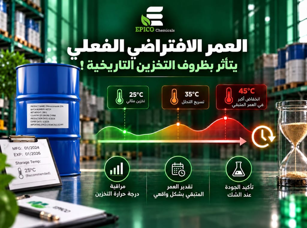 كيف تحسب العمر الافتراضي المتبقي لمادة خام بناءً على ظروف التخزين الفعلية؟
