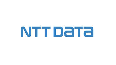 Logo de NTT DATA, empresa donde trabajó Ivan Escribano