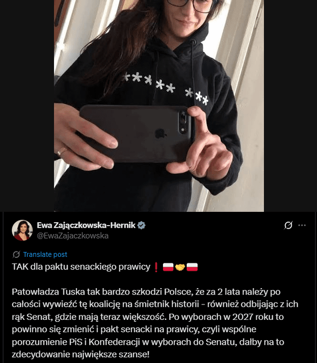 Którą Ewą dziś jesteś? 8 gwiazdek czy pakt senacki z PiS?