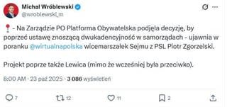 Jak się okazuje przegrana Trzaska może okazać się błogosławieństwem.