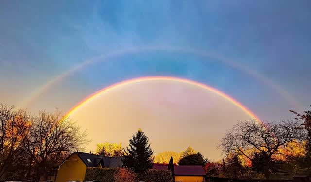 Lubię niebo po burzy, wczoraj coś takie piękne widoczki miałem i chciałem się nimi podzielić z Wami