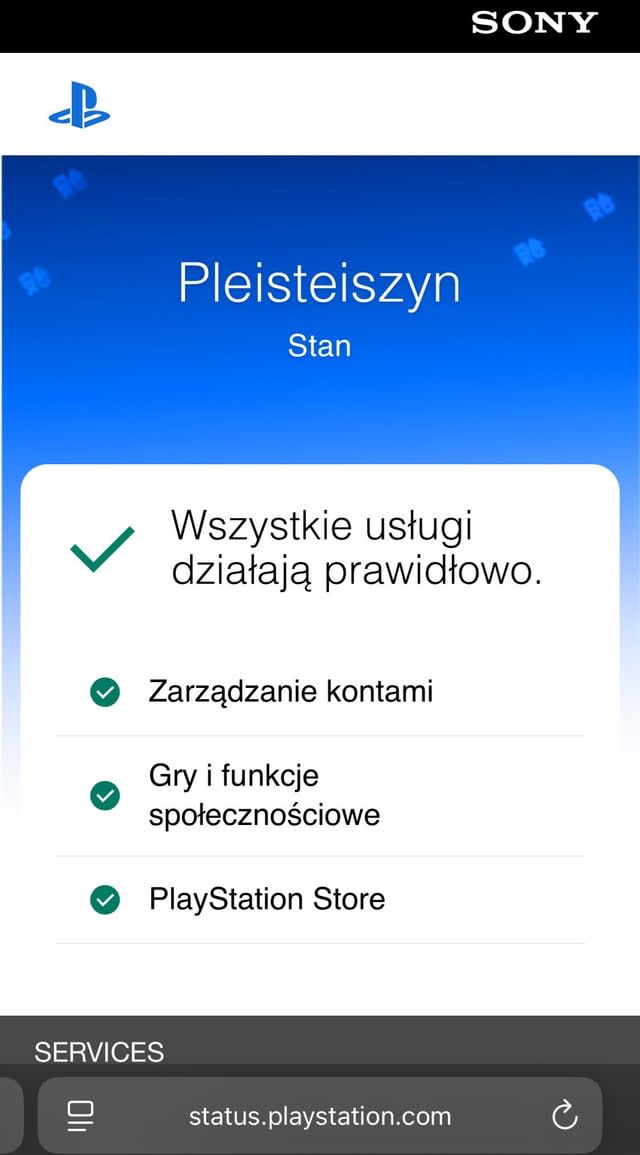 Pleisteiszyn oficjalną Polską nazwą PlayStacji