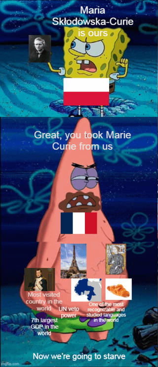 Why are poles so protective on Maria Skłodowska-Curie (or at least me)