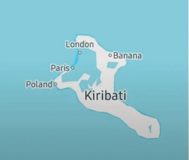 Major cities of Kiribati