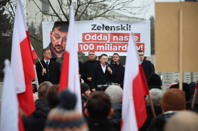 Pikieta przeciwko "poddańczej polityce rządu wobec Ukrainy" aka Braun nas wyprzedził i trzeba zaostrzyć retorykę