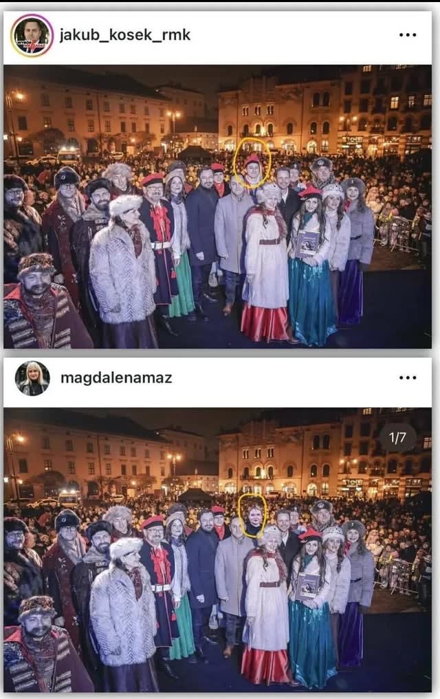 Radna KO w Krakowie (Magdalena Mazurkiewicz) dokleiła się do zdjęcia z Trzaskowskim mimo że nie była na tym wydarzeniu xD