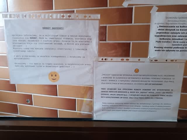 Na osiedlu w Szczecinie..