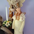 Cycate aniołki z gliny