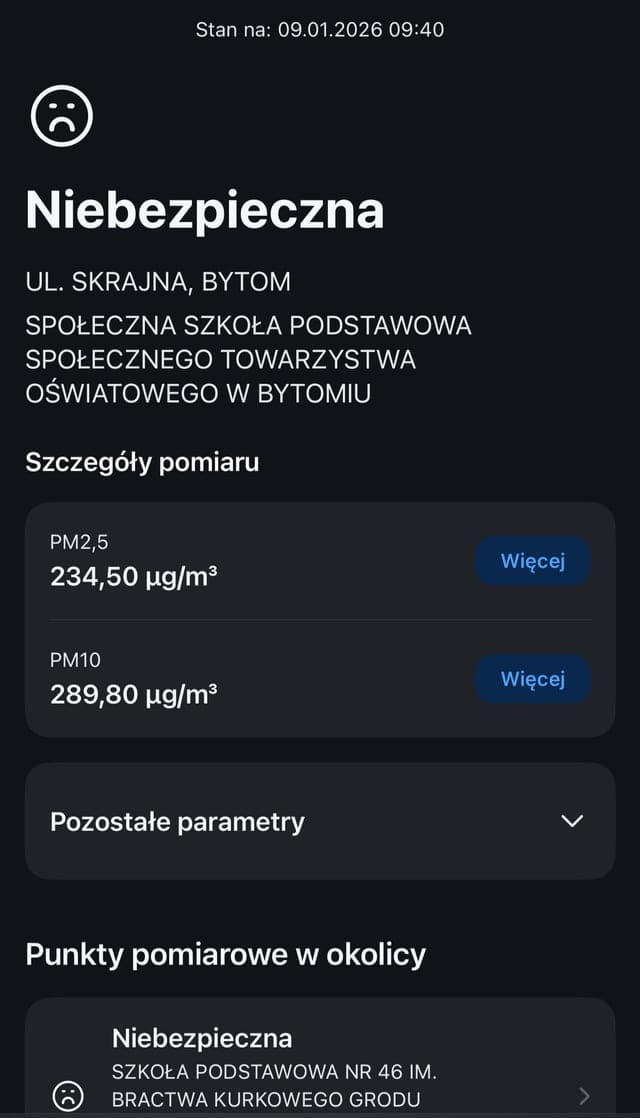 Czy dane dotyczące zanieczyszczenia powietrza w mObywatel są prawdziwe? Przecież to praktycznie największy wynik na świecie, czemu nikt o tym nie mówi.
