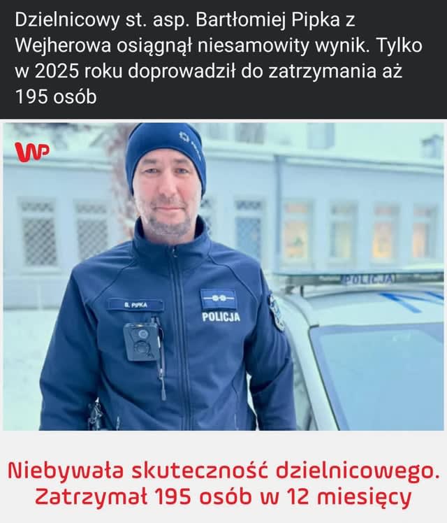 Brawa dla st. asp. Pipki