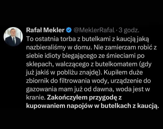 System kaucyjny przynosi pozytywne zmiany nawet u polityków Konfederacji.