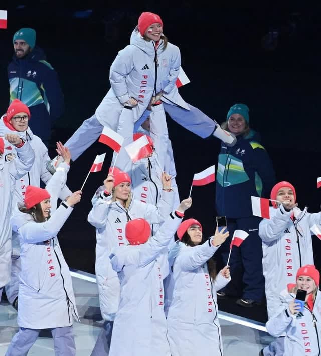 Poland at the Opening Ceremony Parade of Nations