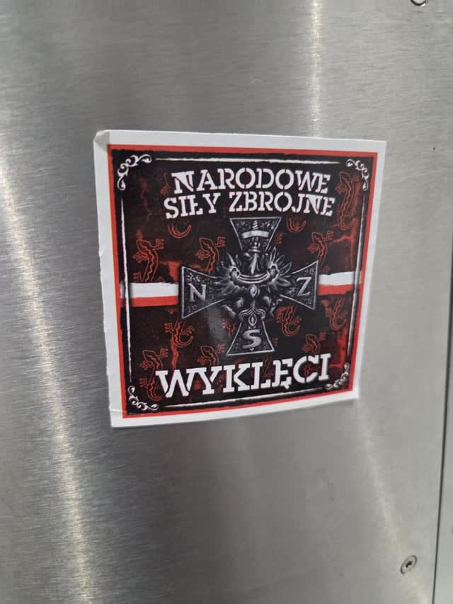 Seeing this sticker at an airport.