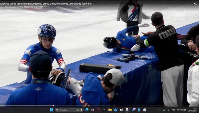 Polish athlete Kamila Sellier almost loses an eye at the Winter Olympics (She's fine, thankfully)