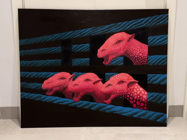 I paint strange horse-like creatures and show them to people 🙂