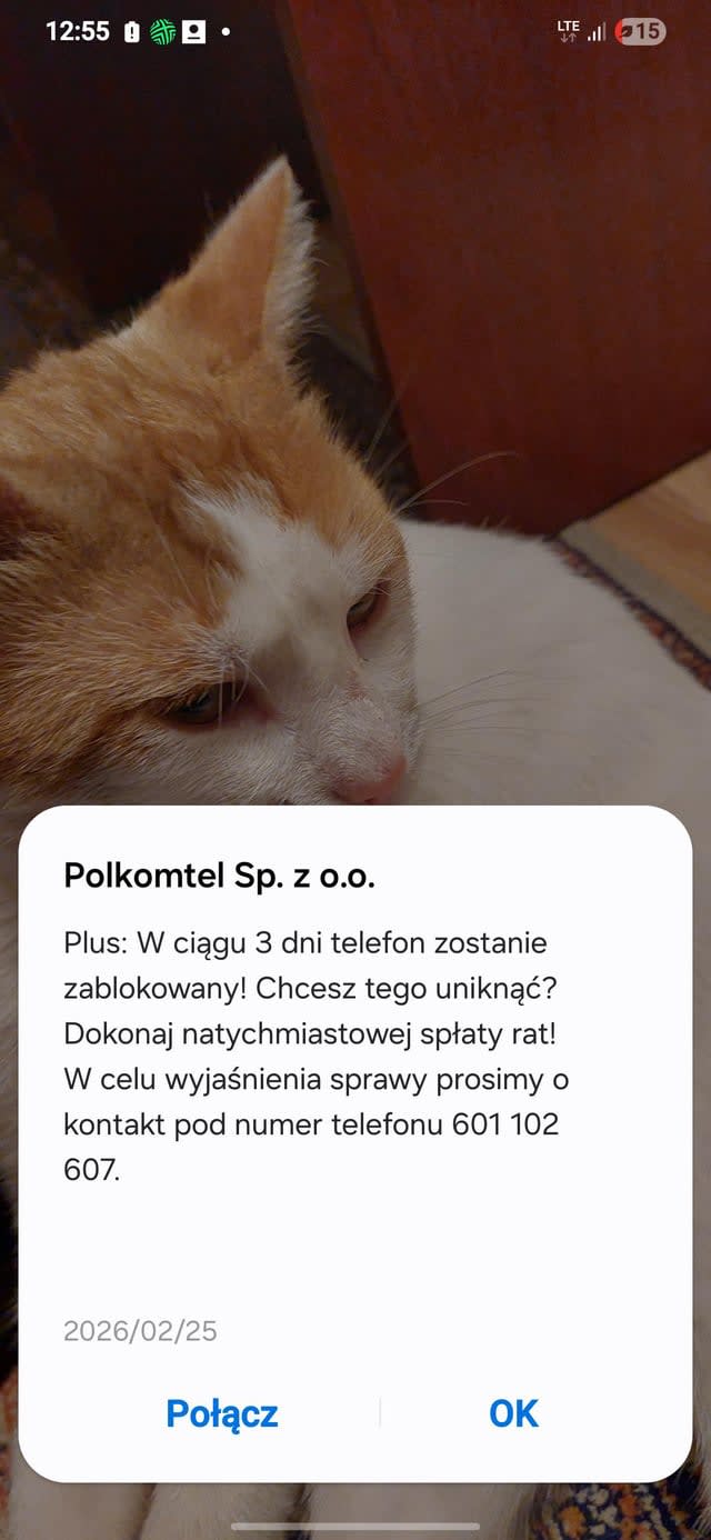 Kupiłem telefon używany w lombardzie i plus coś ode mnie chce???