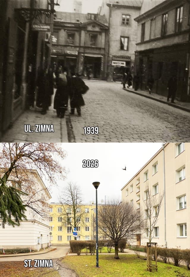Zimna Street in Warsaw, Poland October 1939.