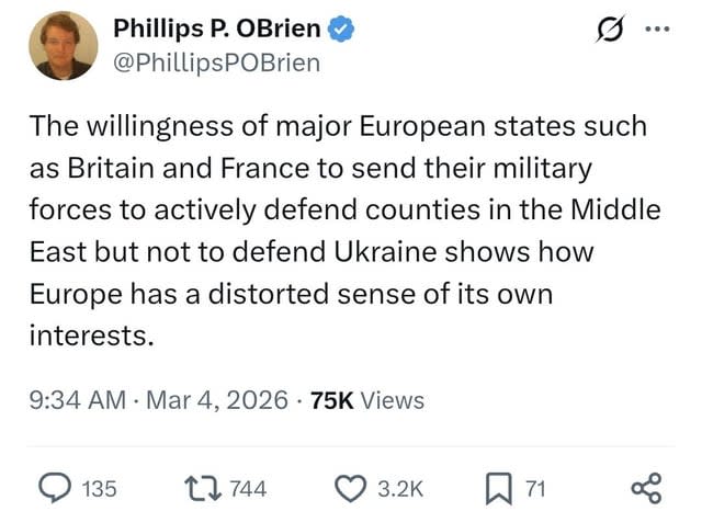 Europe has a distorted sense of its own interests