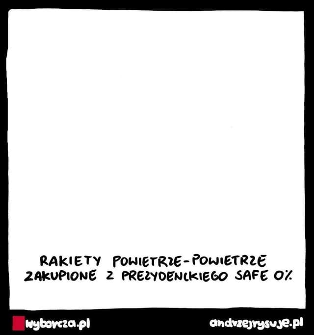 Rakiety powietrze - powietrze zakupione z prezydenckiego safe 0%