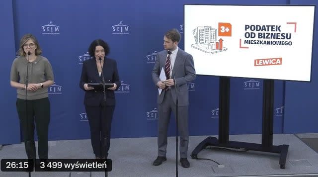 Projekt Lewicy podatku od 3 mieszkania to wydmuszka