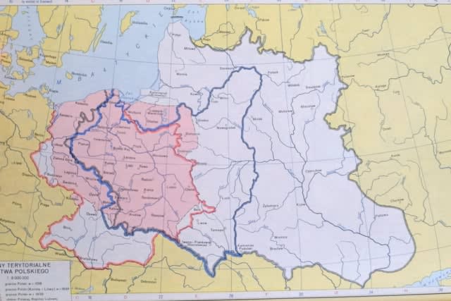 Territories of Poland over time