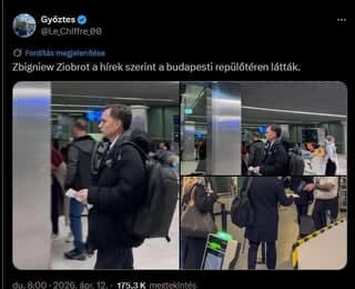 Zbigniew Zibriot spotted at the hungarian airport.