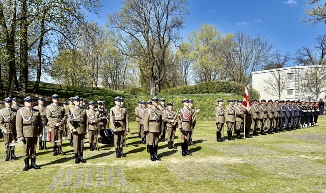 Commemoration of the Katyn massacre in Warsaw today