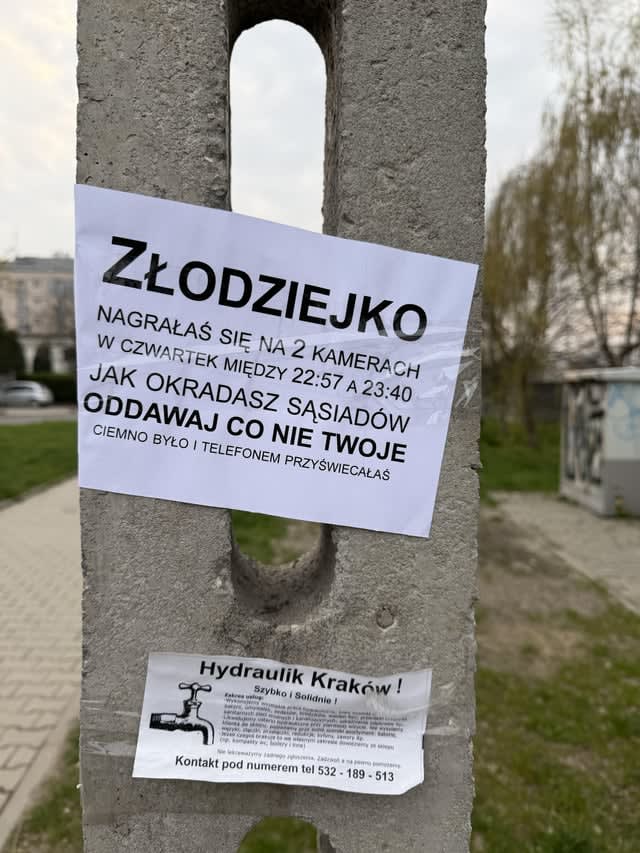 Oda do złodziejki