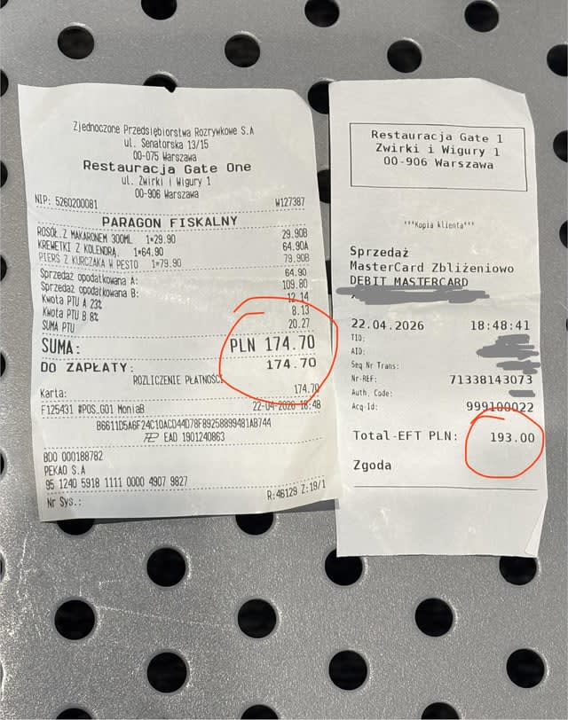 Compulsory tip - is this allowed?