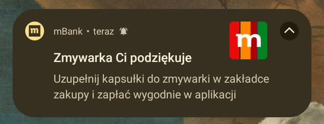 Czy wszystkie apki banków w obecnych czasach konkurują z biedronką czy tylko mBank się tak zszedł na psy?