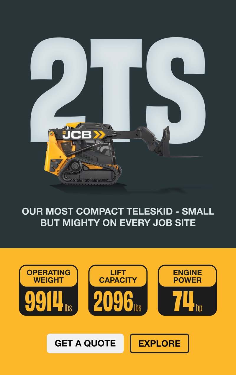 JCB 2TS Teleskid - Our most compact Teleskid