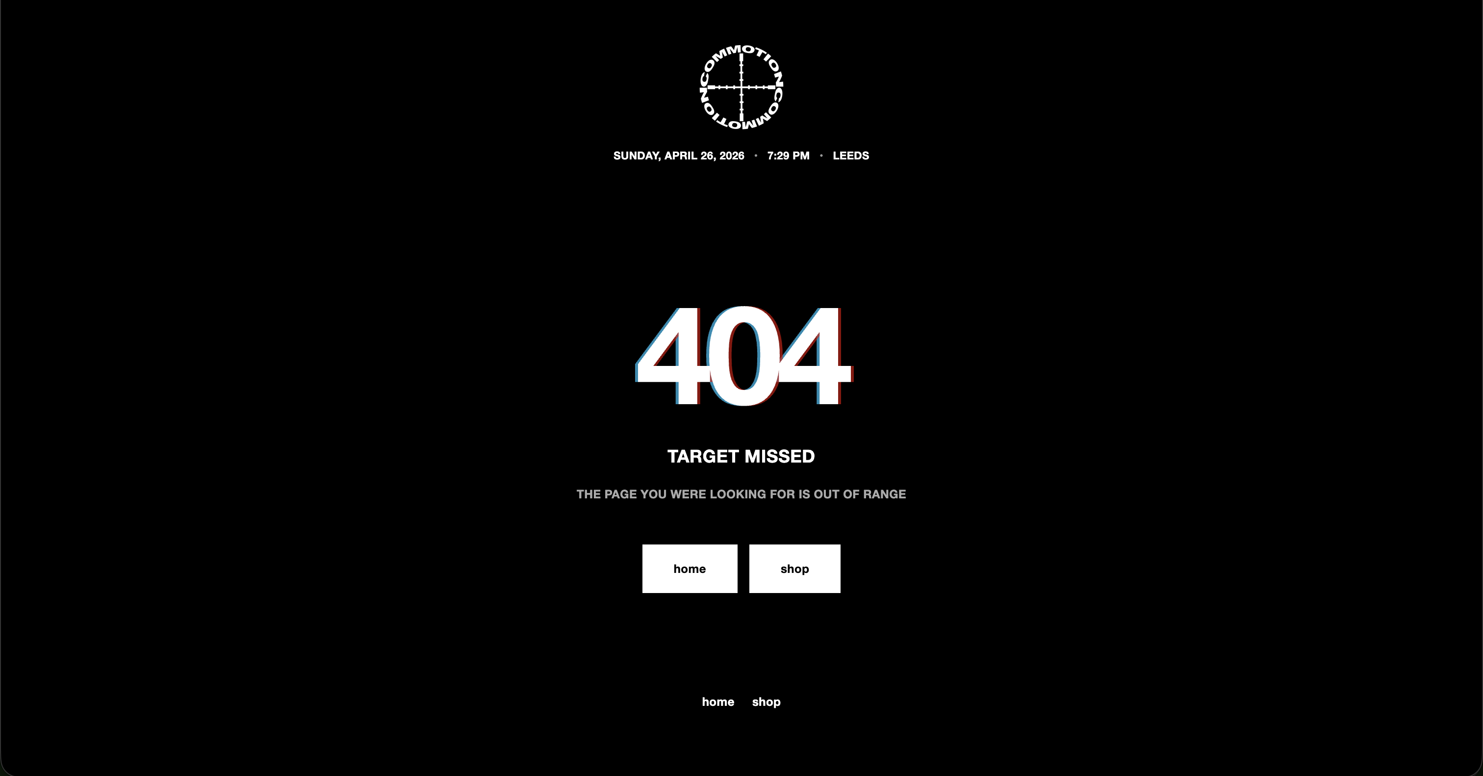 COMMOTION WEBSTORE – screen 7