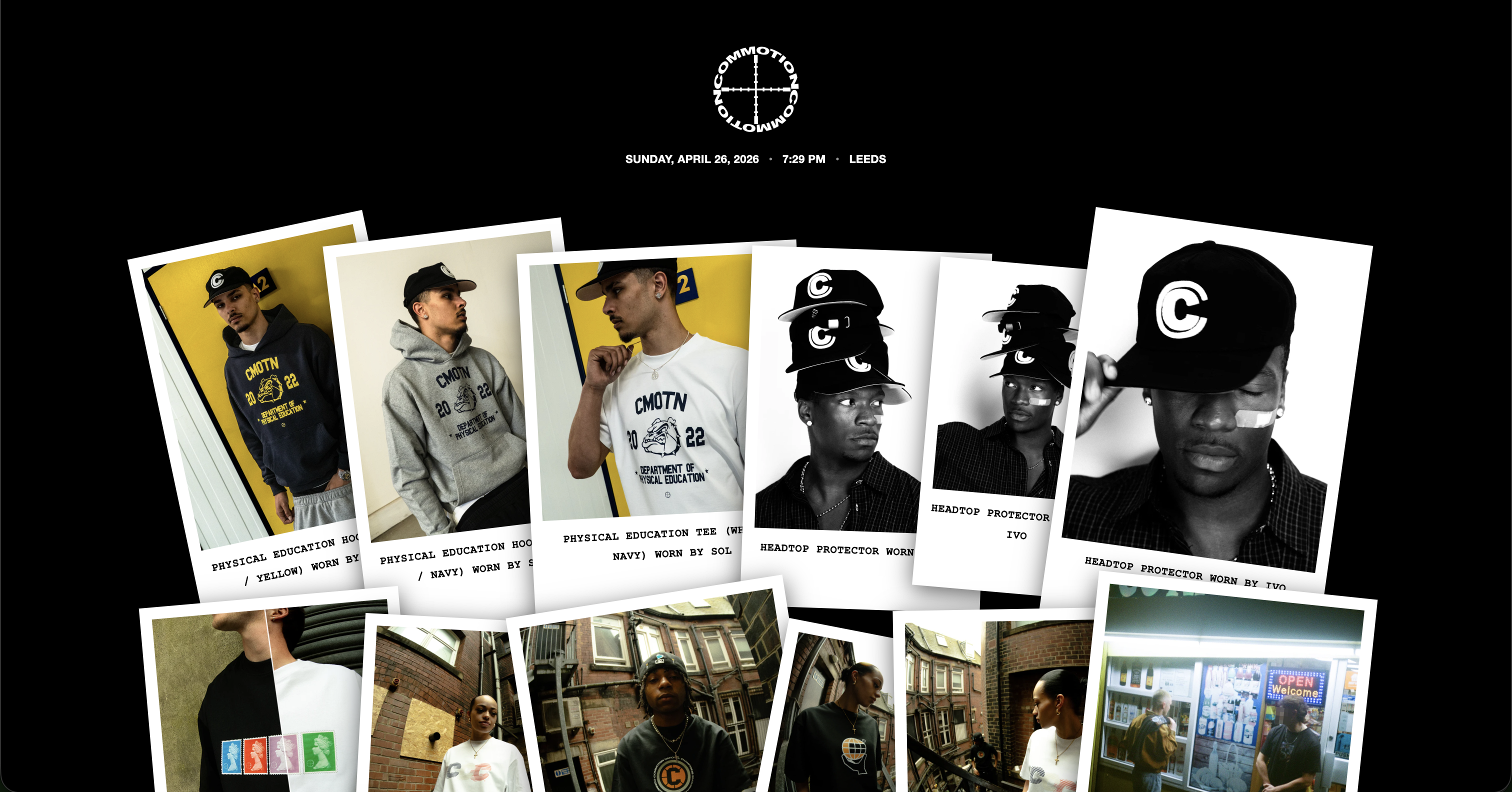 COMMOTION WEBSTORE – screen 4