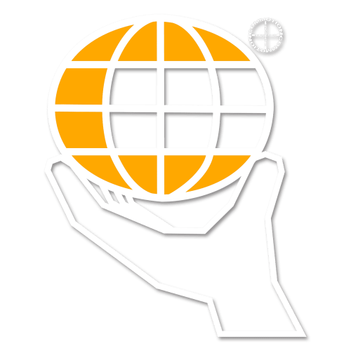 Globe graphic designed for Commotion