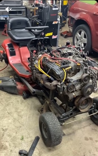 RacingRamFam's Sparking Demon — A V8 Mower With a Taste for Drama