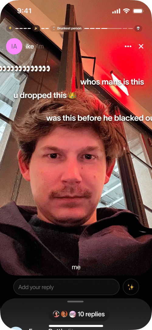 Photos story with captions