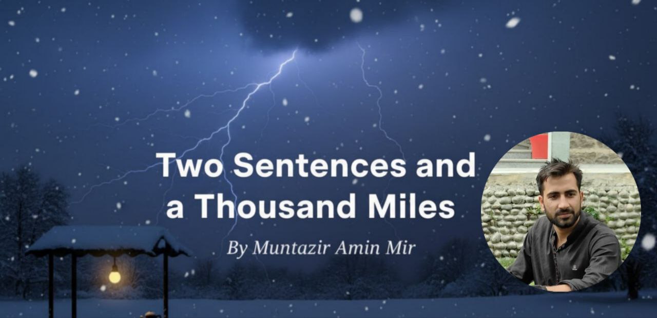 Featured image for Two Sentences and a Thousand Miles