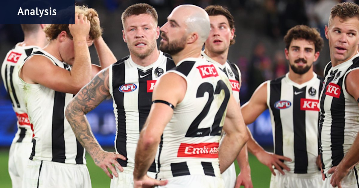 Collingwood’s reliance on veteran stars exposed again in narrow loss to Western Bulldogs