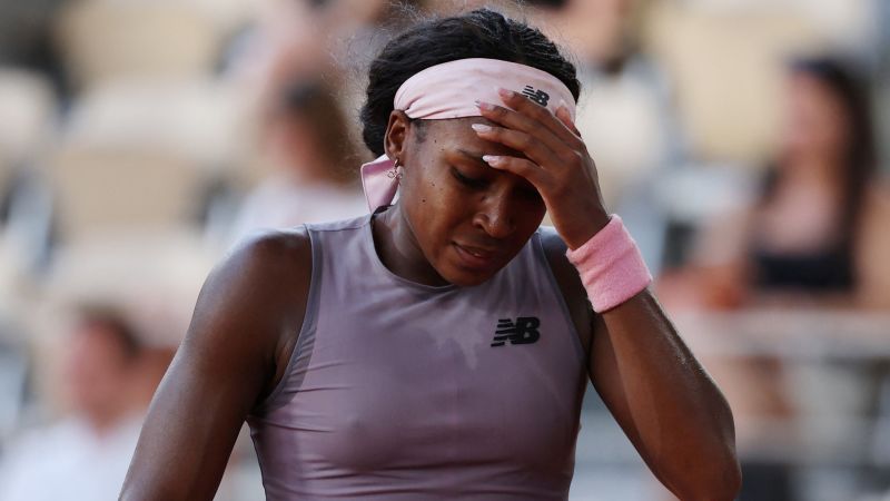 Coco Gauff eliminated in third round of Roland Garros by Anastasia Potapova